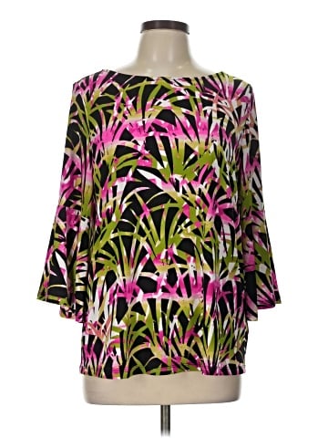Kasper 3/4 Sleeve Blouse (view 1)