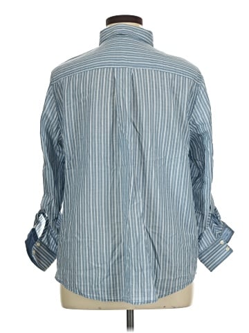 St. John's Bay Long Sleeve Button-Down Shirt (view 2)