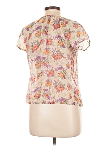 a.n.a. A New Approach Short Sleeve Blouse (view 2)