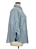 St. John's Bay 100% Cotton Stripes Blue Long Sleeve Button-Down Shirt Size 1X - photo 4