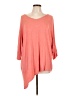 Joan Vass Orange 3/4 Sleeve Top Size 10 (2) - photo 1