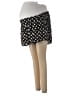 first kick Maternity 100% Rayon Polka Dots Gold Black Shorts Size S - photo 1