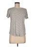 Green Envelope Stripes Gray Short Sleeve T-Shirt Size M - photo 1