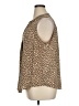 Monday Fun 100% Polyester Brown Sleeveless Blouse Size 1X - photo 5