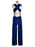 Lovely Day Solid Blue Jumpsuit Size M - photo 2