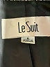 Le Suit 100% Polyester Tweed Gray Tan Blazer Size 6 - photo 6