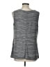 Susan Lawrence Gray Sleeveless Top Size L - photo 2
