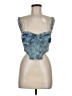 Miss Selfridge 100% Cotton Blue Bodysuit Size 6 - photo 1
