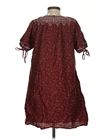 Madewell Embroidered Puff-Sleeve Babydoll Dress in Dotted Vines (view 2)