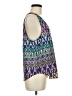 Glam 100% Polyester Blue Tank Top Size M - photo 4