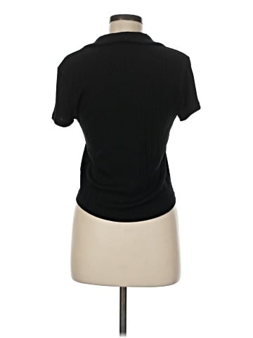 Madewell Ribbed V-Neck Polo Tee (view 2)