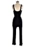 Derek Heart 100% Rayon Solid Black Jumpsuit Size S - photo 2