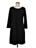 MSK Solid Black Casual Dress Size M - photo 1