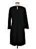 MSK Solid Black Casual Dress Size M - photo 2
