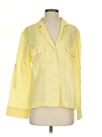 J.Crew 3/4 Sleeve Button-Down Shirt (view 1)