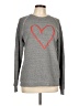 ALTERNATIVE Hearts Gray Sweatshirt Size L - photo 1