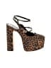 Jessica Simpson Animal Print Brown Heels Size 10 - photo 1