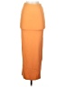 MATTE Collection Solid Orange Casual Skirt Size XS - photo 1