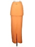 MATTE Collection Solid Orange Casual Skirt Size XS - photo 2
