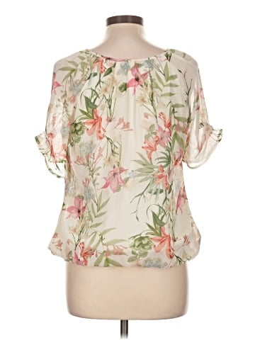 Sara Michelle Short Sleeve Blouse (view 2)