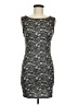 Forever 21 Graphic Gray Casual Dress Size M - photo 1