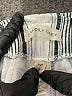 Happily Grey Stripes Silver Casual Pants Size S - photo 5
