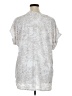 Cupio Silver Short Sleeve Blouse Size 1X - photo 2