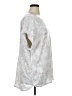 Cupio Silver Short Sleeve Blouse Size 1X - photo 4