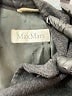 Max Mara 100% Wool Black Gray Wool Coat Size 12 - photo 6