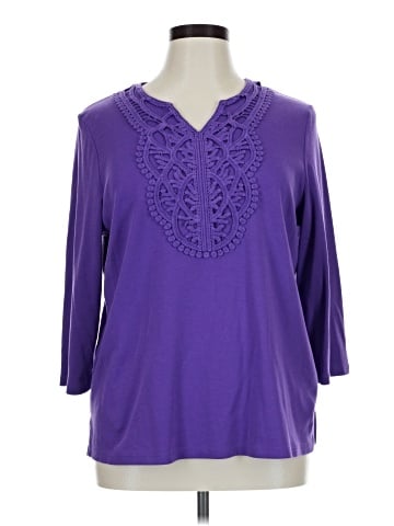 Allison Daley 3/4 Sleeve Blouse (view 1)