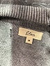Elan Color Block Gray Pullover Sweater Size M - photo 7