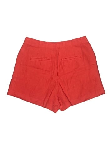 Madewell Clean Button-Tab Shorts in 100% Linen (view 2)