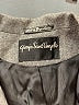 Giorgio Sant'Angelo Chevron-herringbone Gray Coat Size 14 - photo 6