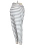 Old Navy - Maternity Stripes Silver Casual Pants Size Med Maternity - photo 1