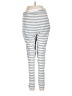 Old Navy - Maternity Stripes Silver Casual Pants Size Med Maternity - photo 2