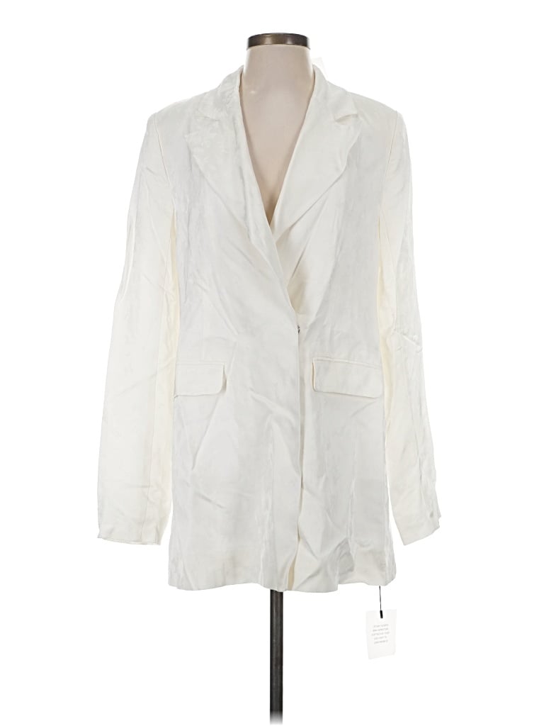 Pre-owned Stone Cold Fox Blazer Jacket In White