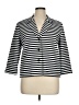 Alfred Dunner Stripes Ivory Blazer Size 14 (petite) - photo 1