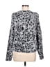 Ann Taylor 100% Nylon Animal Print Gray Pullover Sweater Size M - photo 1