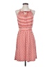 Elle Stripes Red Casual Dress Size S - photo 1