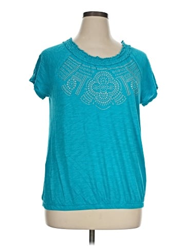 Lane Bryant Outlet Short Sleeve Top (view 1)