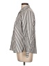 Foxcroft Stripes Silver Long Sleeve Blouse Size 12 (petite) - photo 5