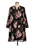 Ruff Hewn 100% Polyester Print Black Casual Dress Size L - photo 1