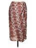 Chenault 100% Polyester Paisley Silver Formal Skirt Size S - photo 1