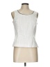 Liz Claiborne Silver Sleeveless Top Size 10 - photo 1