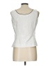 Liz Claiborne Silver Sleeveless Top Size 10 - photo 2
