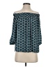 Octavia Teal 3/4 Sleeve Blouse Size S - photo 1