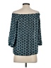 Octavia Teal 3/4 Sleeve Blouse Size S - photo 2