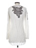 MONORENO Ivory Long Sleeve Blouse Size S - photo 2