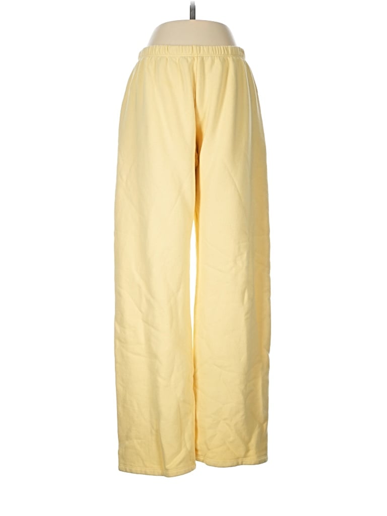 Pre-owned Set Casual Pants In Yellow