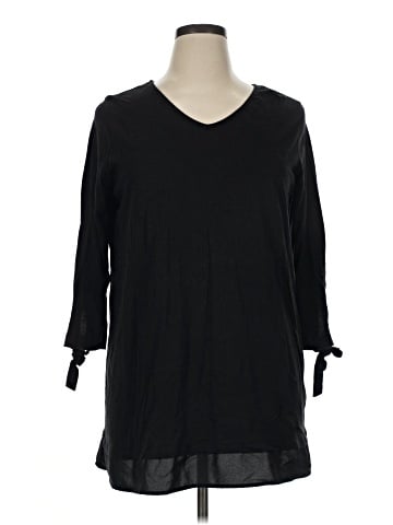 Woman Within 3/4 Sleeve T-Shirt (view 1)